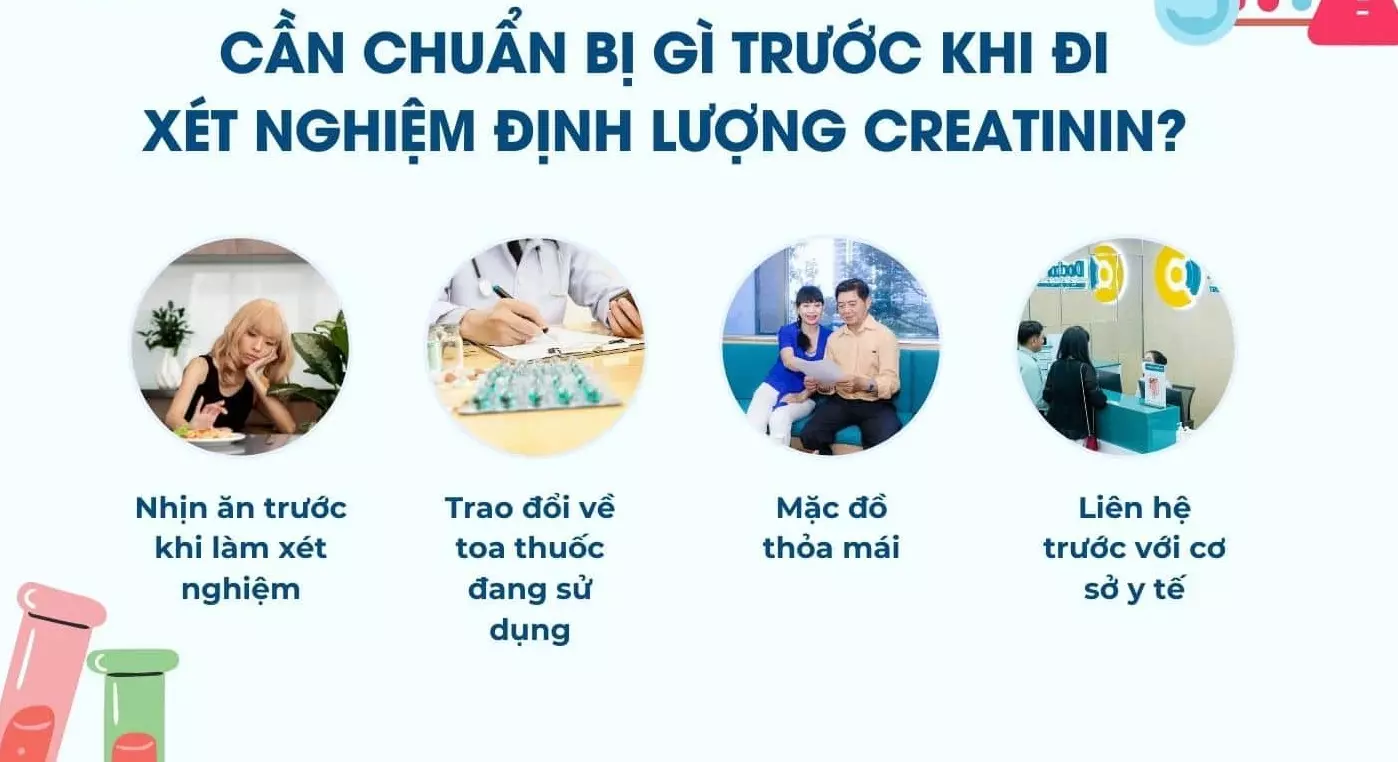 lưu ý trước khi xét nghiệm định lượng creatinin