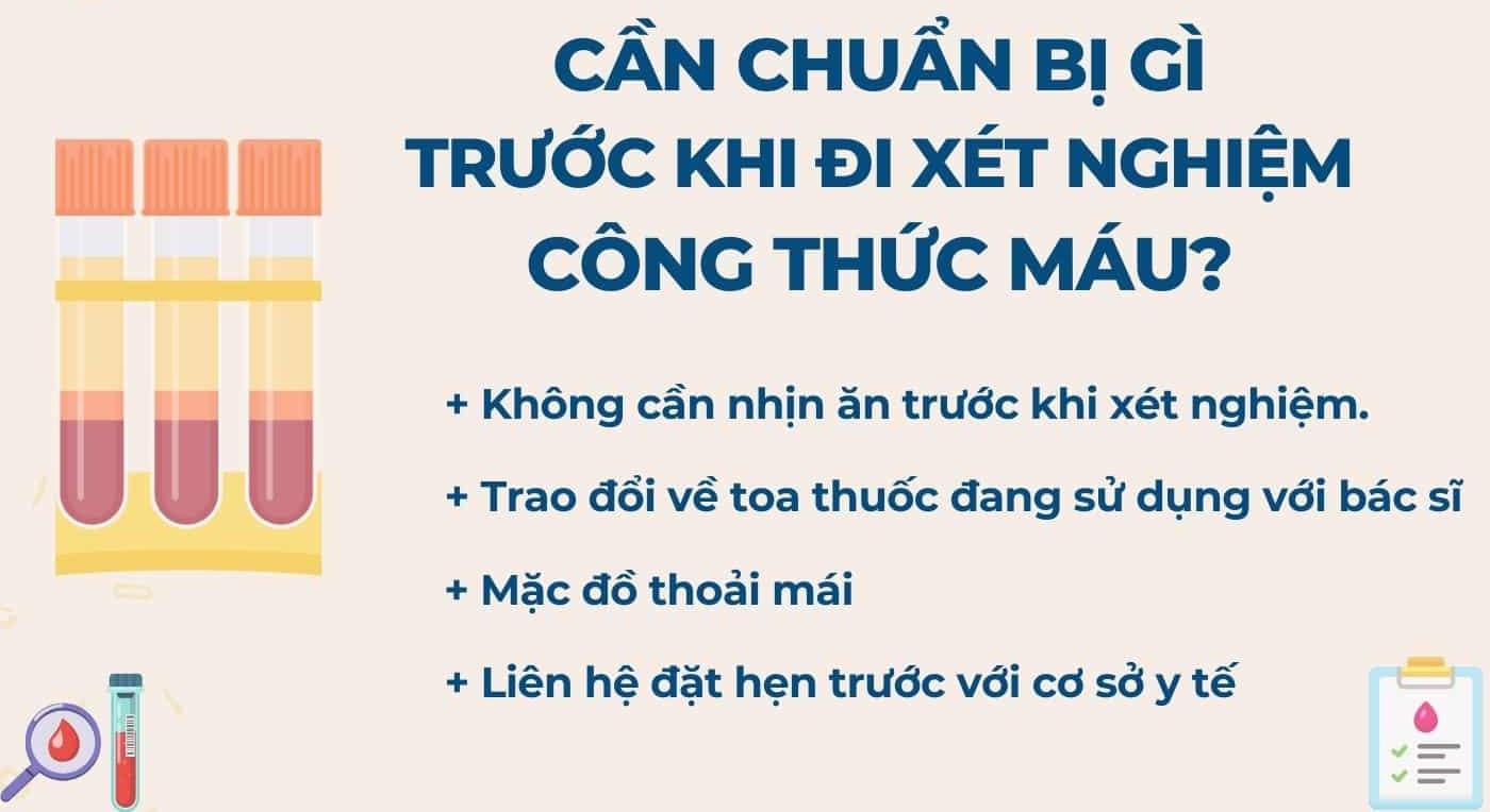 một số lưu ý trước khi xét nghiệm